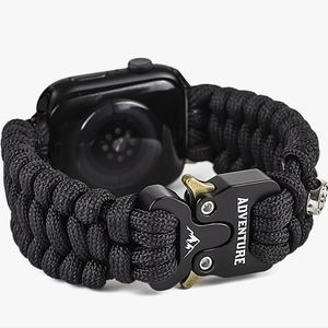 Paracord Band Compatible with Apple Watch Band 38mm 40mm 41mm 42mm 44mm 45mm